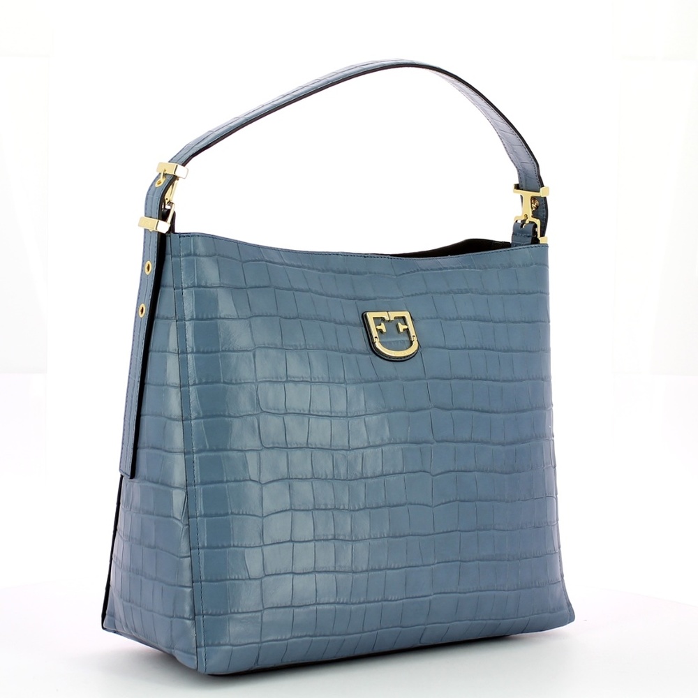 Furla Hobo Bag Belvedere M Croco